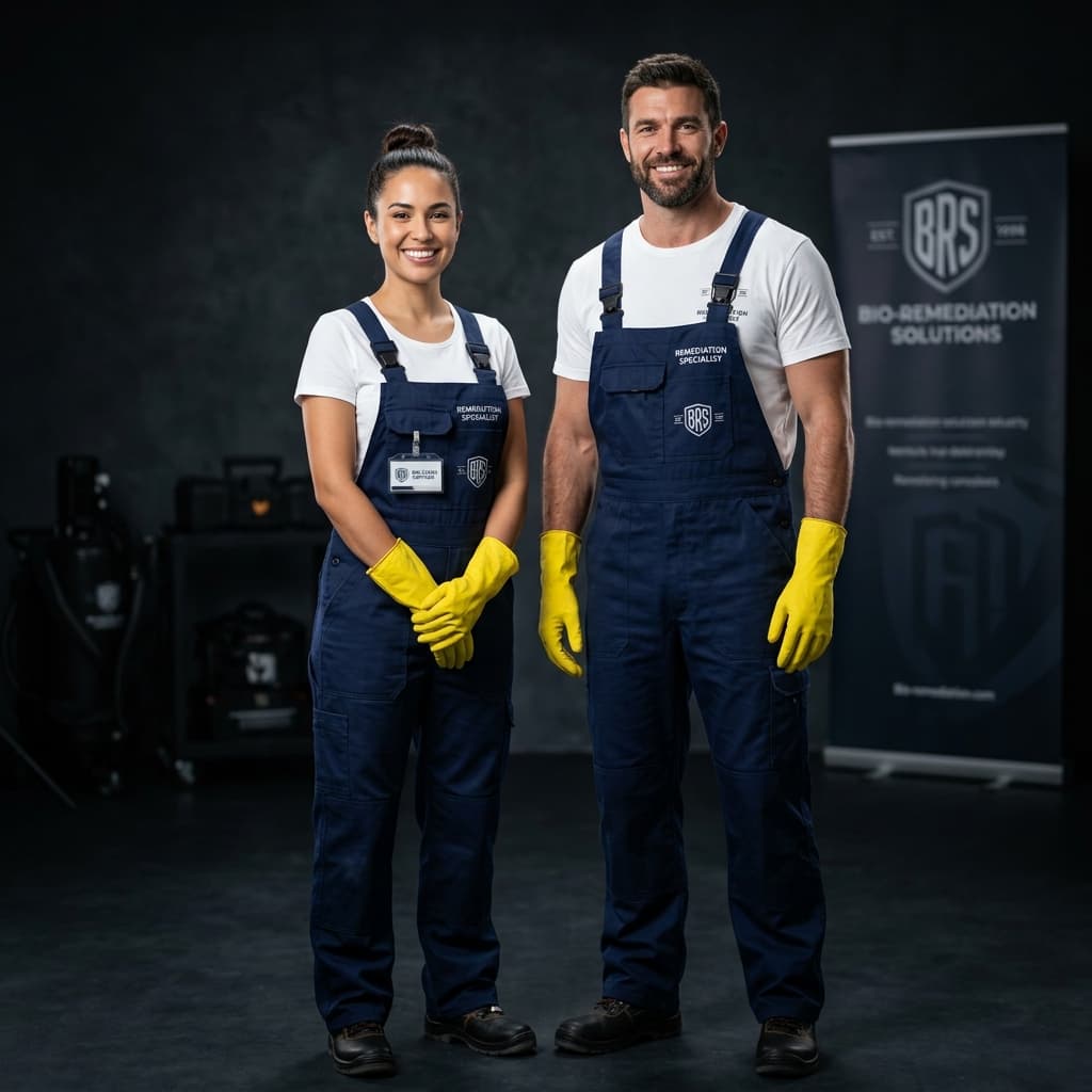 Vehicle Decontamination & Biohazard Cleaning background
